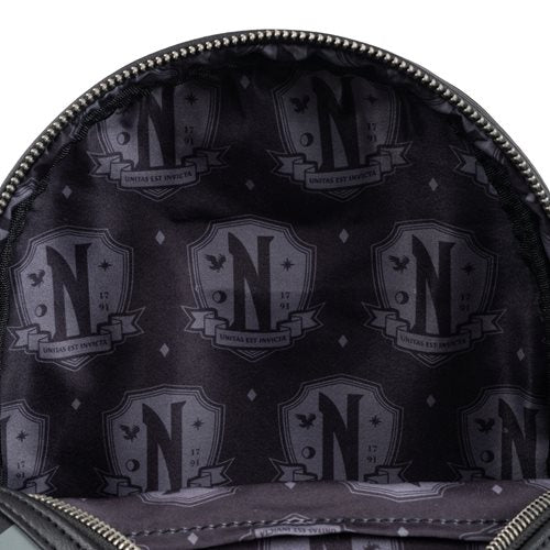 Loungefly Wednesday Nevermore Mini Backpack Entertainment Earth Exclusive