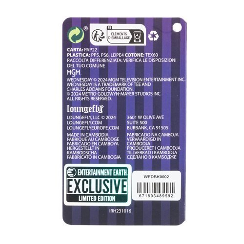 Loungefly Wednesday Nevermore Mini Backpack Entertainment Earth Exclusive