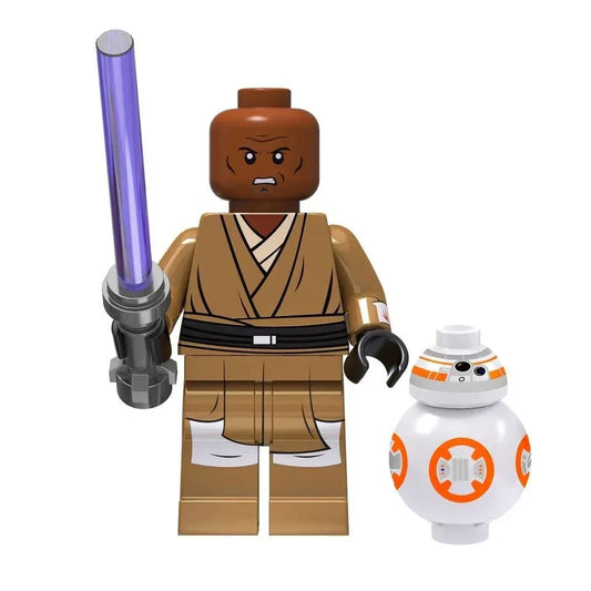 Mace Windu Star Wars Lego Minifigures Custom Toys - ToylandEU