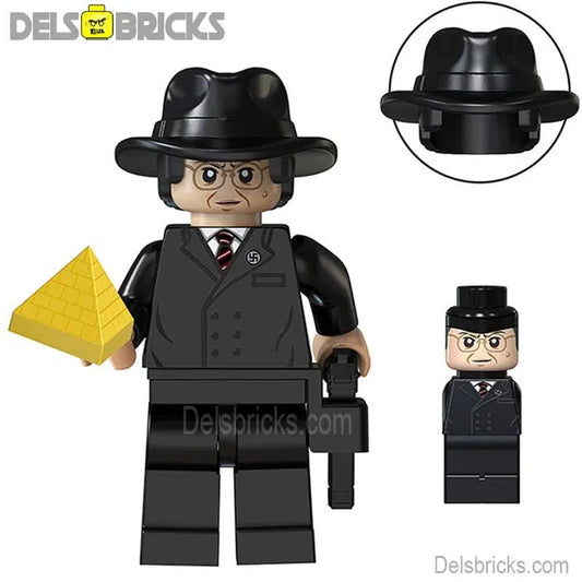 Indiana Jones Arnold Toht Custom Lego Minifigure Collectible - ToylandEU