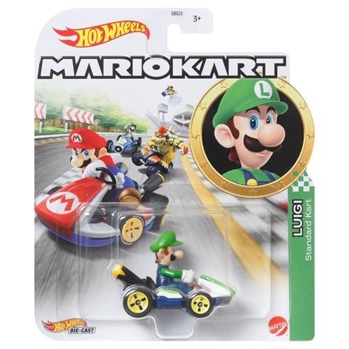 Mario Kart Hot Wheels Die Cast Racing Cars Collection