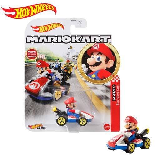 Mario Kart Hot Wheels Die Cast Racing Cars Collection