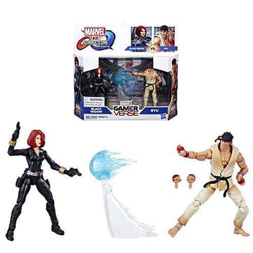 Black Widow Ryu Marvel Vs Capcom 2-Pack Collectible Figures
