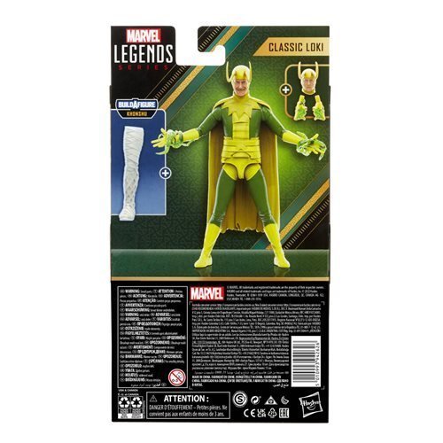 Classic Loki Marvel Legends Six Inch Action Figure Collectible
