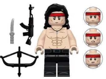 Rambo | Custom Minifigure | ABS Plastic