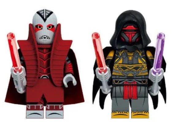 Galactic Legends Custom Minifig Set (2-Pack) – Sith Lord & Jedi Master - ToylandEU