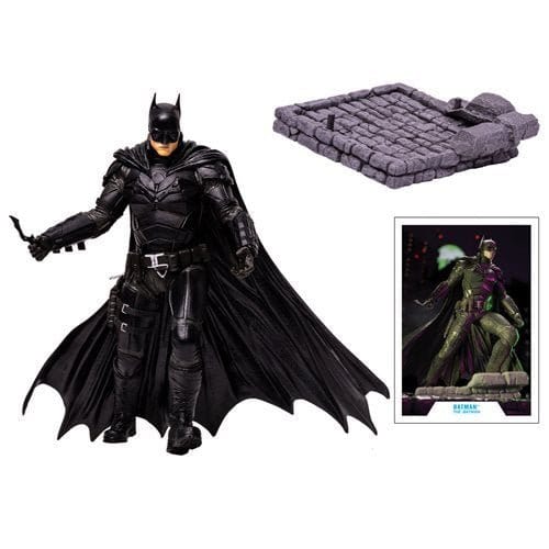 Batman 12 Inch Posed Statue From DC The Batman Movie
