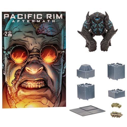 Pacific Rim Kaiju Figures 4 Inch Scale With Comic Book