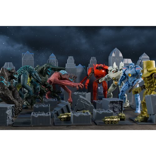 Pacific Rim Kaiju Figures 4 Inch Scale With Comic Book