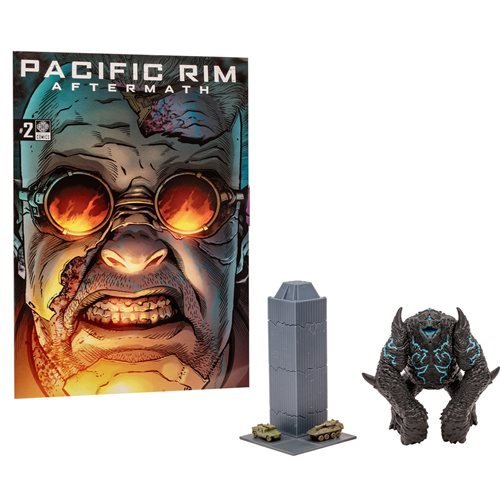 Pacific Rim Kaiju Figures 4 Inch Scale With Comic Book