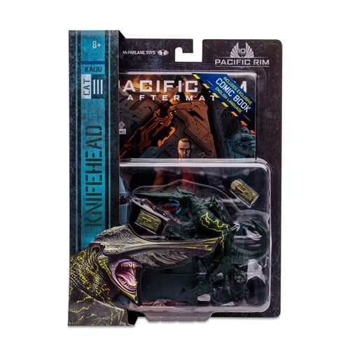 Pacific Rim Kaiju Figures 4 Inch Scale With Comic Book