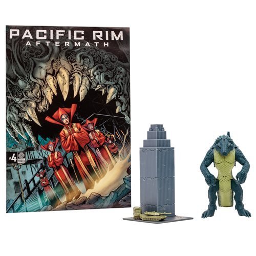 Pacific Rim Kaiju Figures 4 Inch Scale With Comic Book