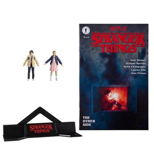 Stranger Things Action Figure 2 Pack With Exclusive Comic Book
