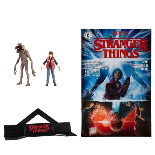 Stranger Things Action Figure 2 Pack With Exclusive Comic Book