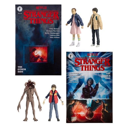 Stranger Things Action Figure 2 Pack With Exclusive Comic Book