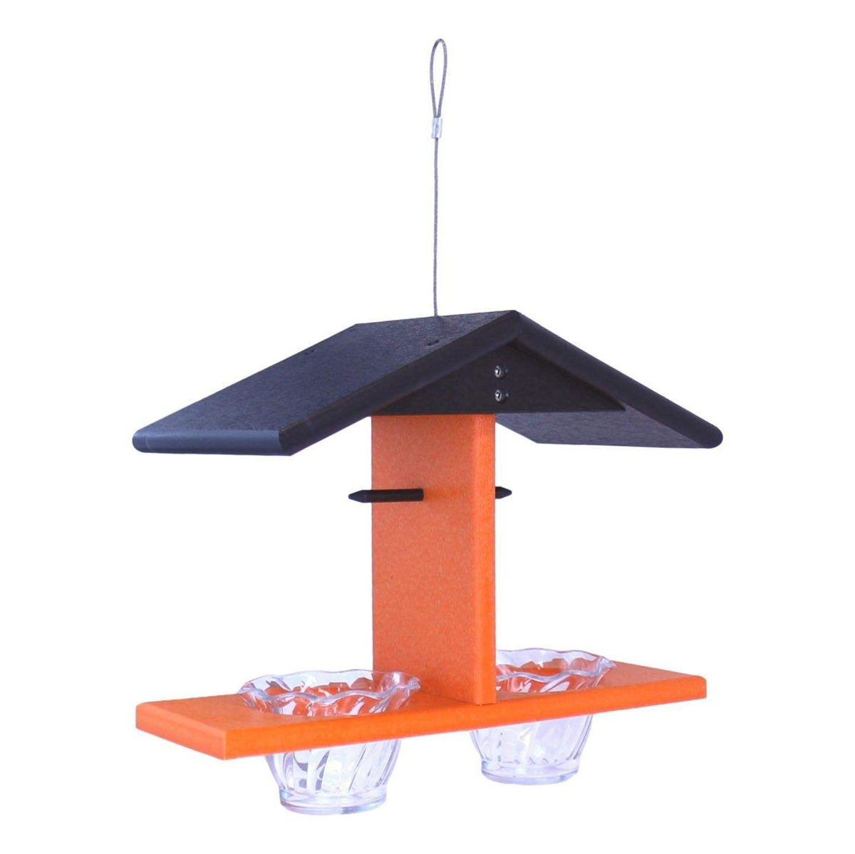 Oriole Bird Feeder | Double Cup | Recycled Poly | With Mounting Pegs