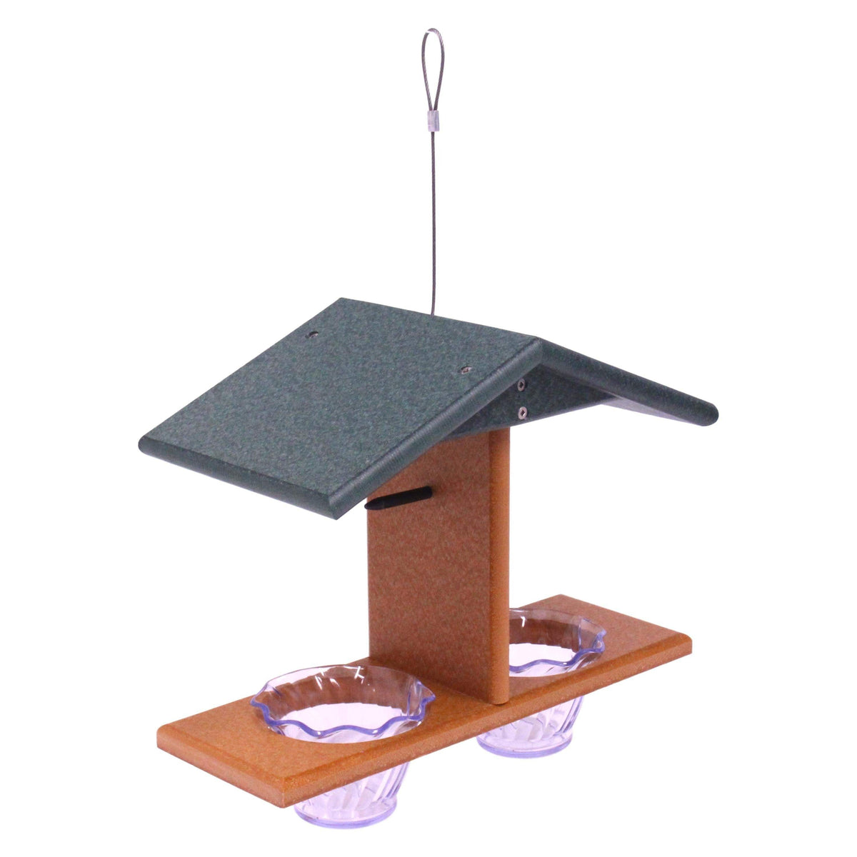 Oriole Bird Feeder | Double Cup | Recycled Poly | With Mounting Pegs