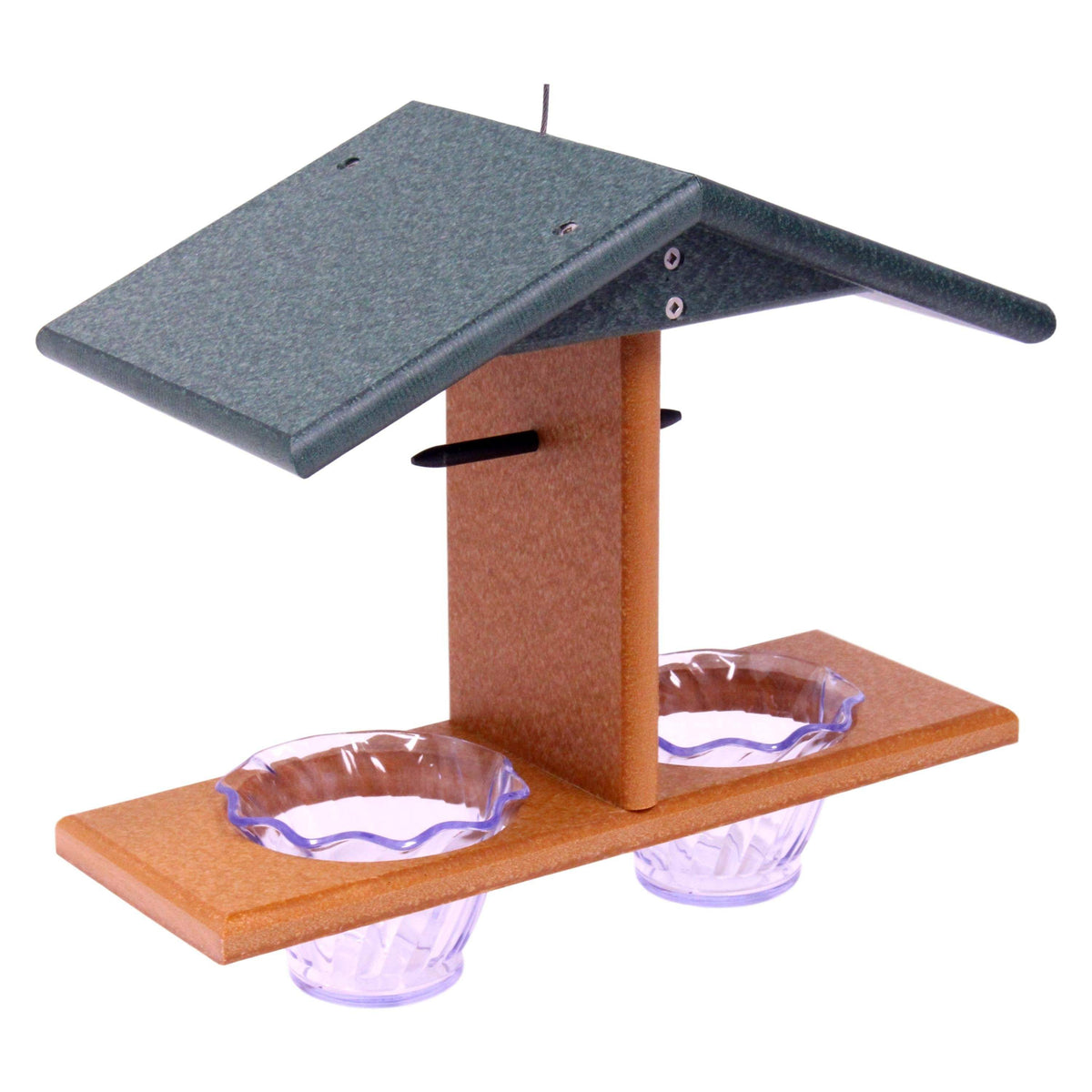 Oriole Bird Feeder | Double Cup | Recycled Poly | With Mounting Pegs