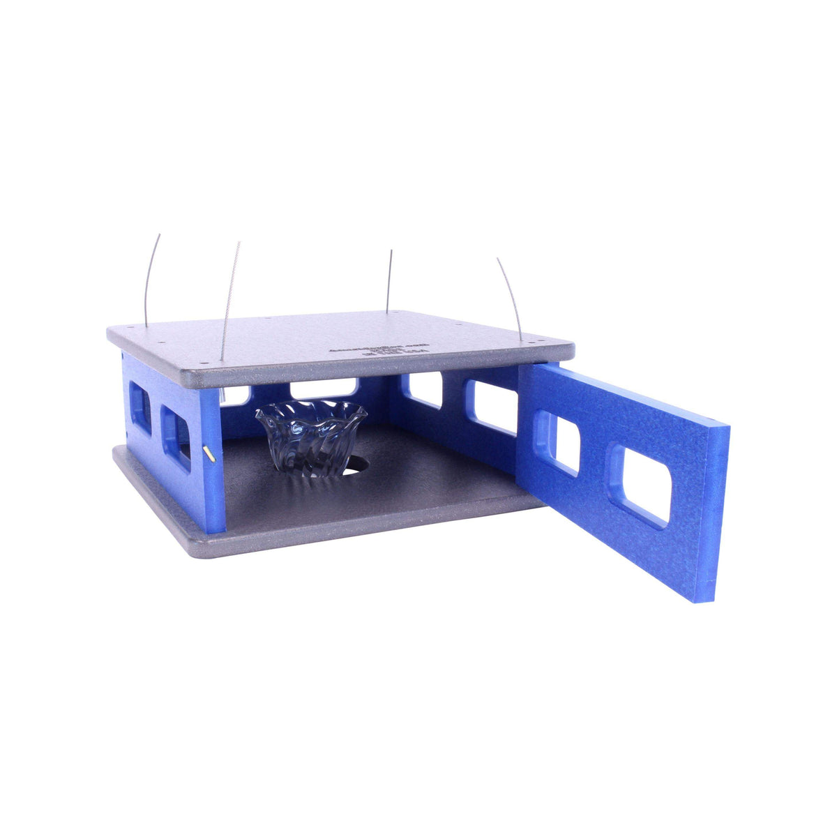 Bluebird Feeder | Hanging Mount | Starling Guard | For Backyards
