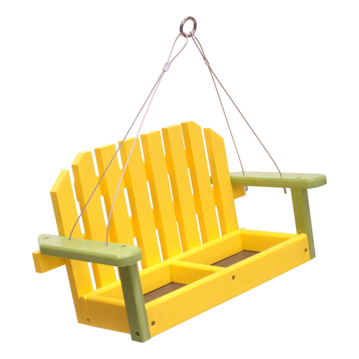 Porch Swing Bird Feeder | Recycled Poly Lumber | Hanging