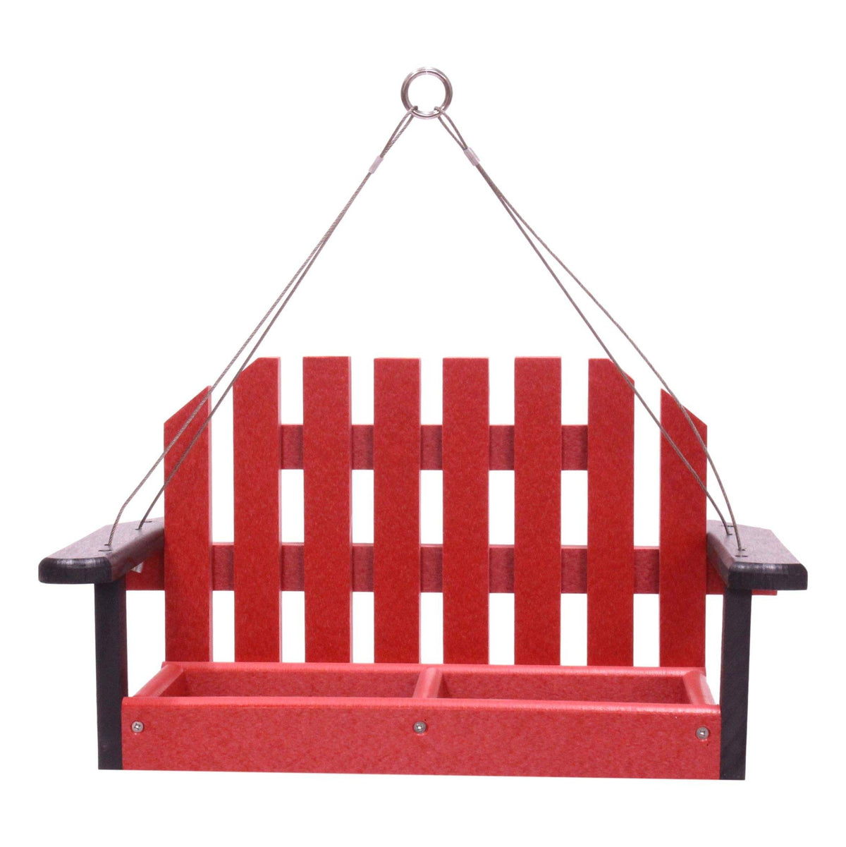 Porch Swing Bird Feeder | Recycled Poly Lumber | Hanging