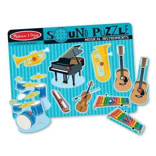 Musical Instruments Sound Puzzle For Kids Educational Fun