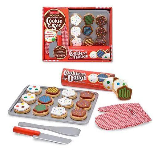 Slice And Bake Cookie Set Wooden Playset For Kids Fun