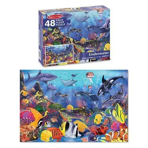 Underwater Floor Puzzle For Kids With Bright Ocean Colors - ToylandEU
