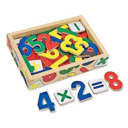 Melissa and Doug Wooden Number Magnets for Early Learning