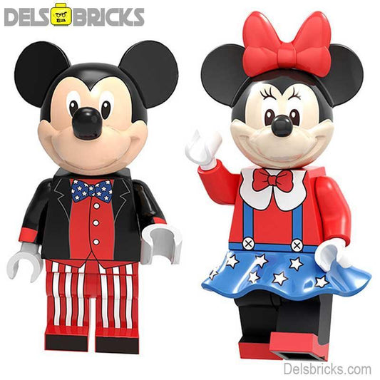 Mickey and Minnie Disney Lego Minifigures Set of 2 Collectibles - ToylandEU