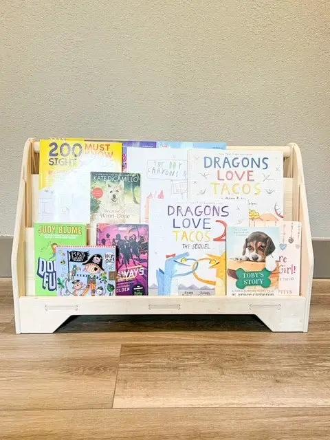 MIGUEL- Double Sided Portable Bookshelf - Bush Acres