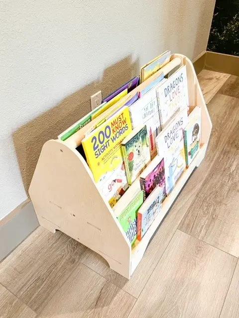 MIGUEL- Double Sided Portable Bookshelf - Bush Acres