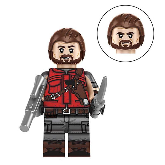 Minifigure | Barry Burton Resident Evil | Compatible Blocks | Display Figure
