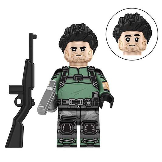 Resident Evil Minifigure | Chris Redfield | Brick Compatible | Display Ready