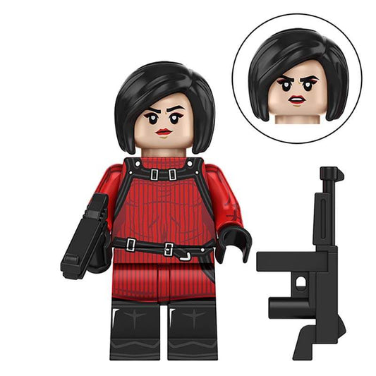 Minifigure | Ada Wong Design | Brick Compatible Set | Gaming Collector Display