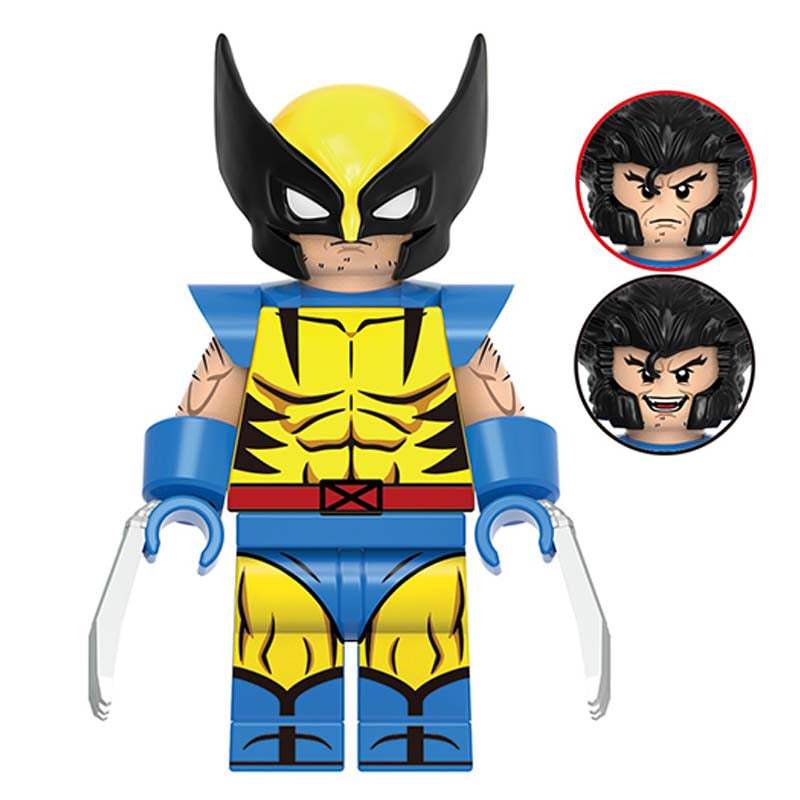 X Men 97 Wolverine Minifigure | Brick Compatible | Logan Collectible | Single