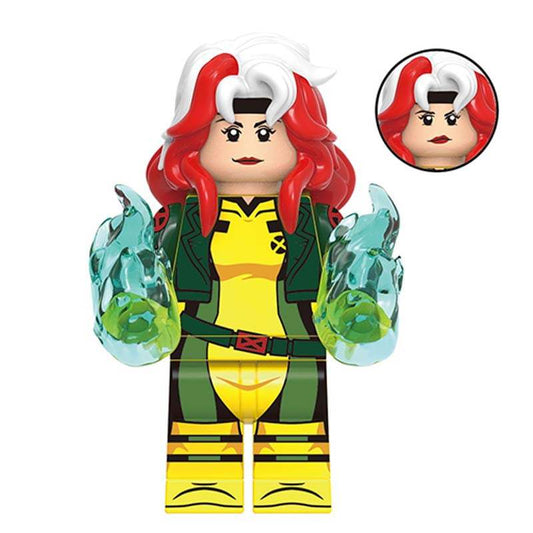 Minifigure | X Men 97 Rogue | Building Brick Compatible | Collectible Figure