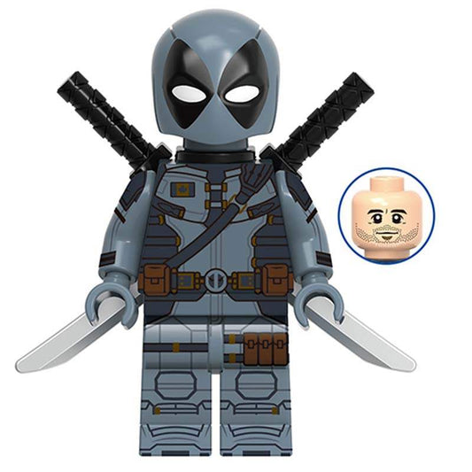 Deadpool Minifigure | Marvel Collectible | Articulated Joints | Fan Display Set
