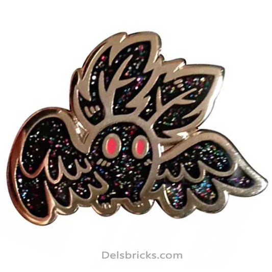 Moth Man Durable Copper Enamel Pin Lapel Accessory For Jackets - ToylandEU