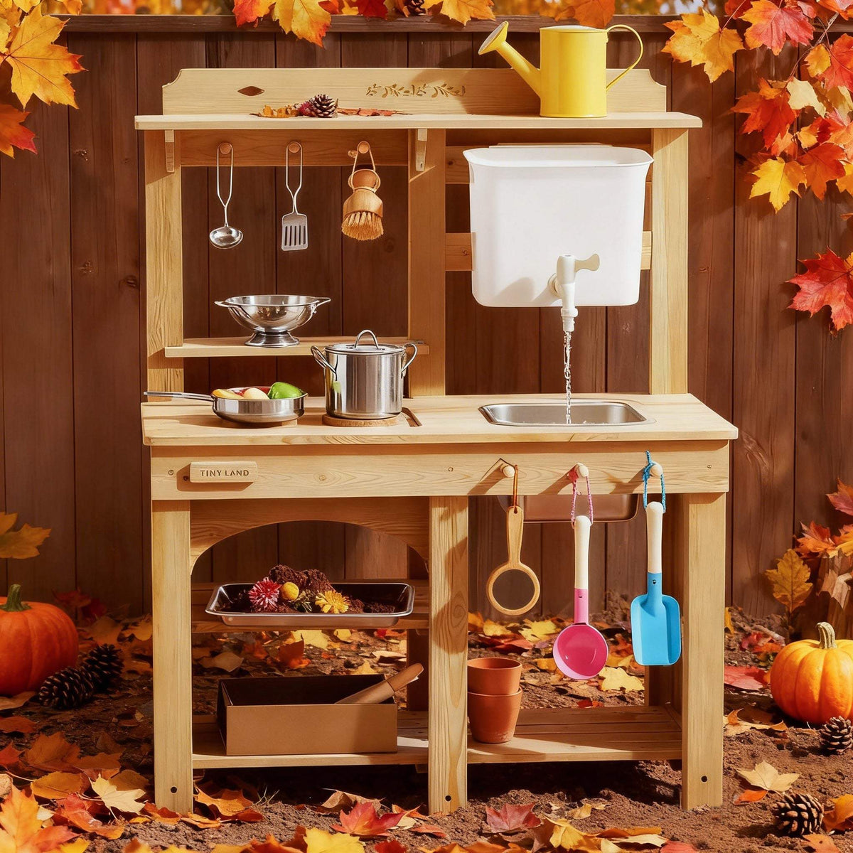 Mud Play Kitchen | Outdoor Water Station | Durable Build | Kids Ages 3 Plus