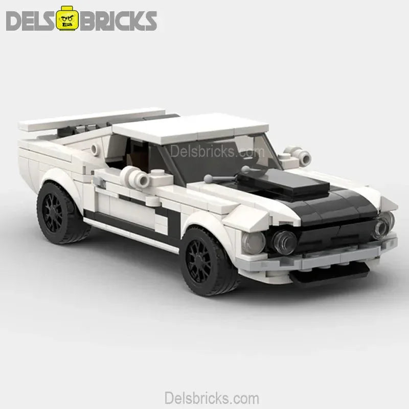 Mustang Boss 302 Classic Muscle Custom Lego Cars Minifigures Building Block Toys - ToylandEU