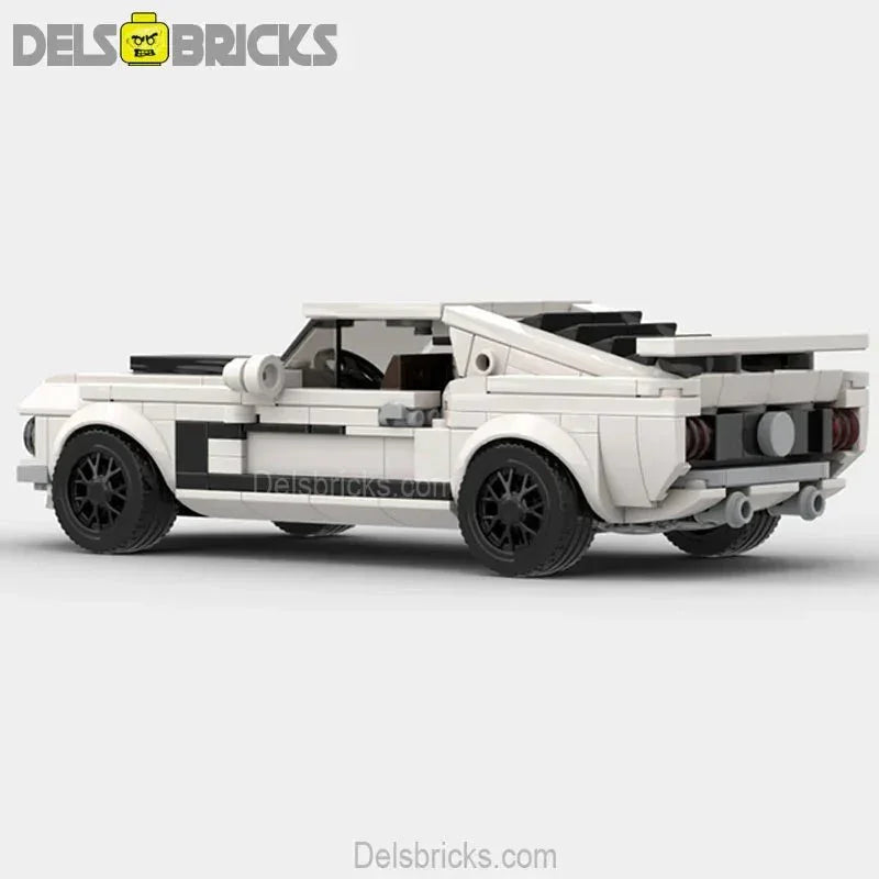 Mustang Boss 302 Classic Muscle Custom Lego Cars Minifigures Building Block Toys - ToylandEU