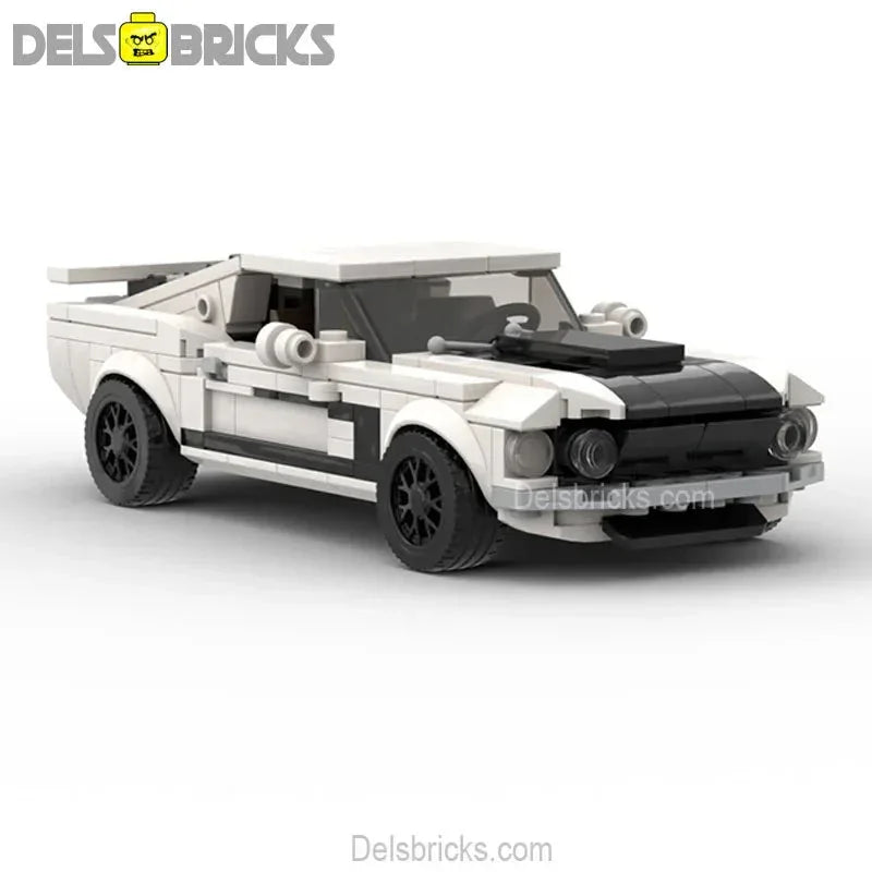 Mustang Boss 302 Classic Muscle Custom Lego Cars Minifigures Building Block Toys - ToylandEU