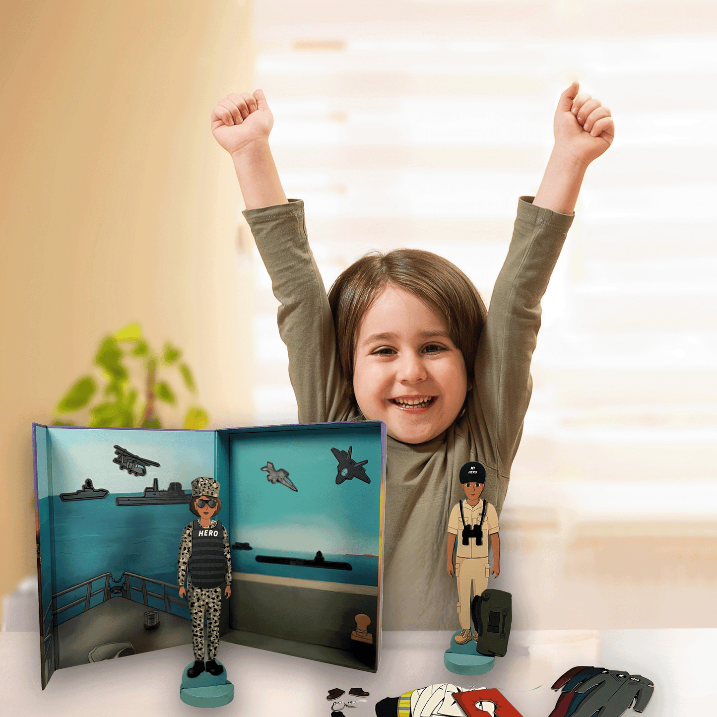  Navy Sailor Doll Set Magnetic Playtime Adventure 