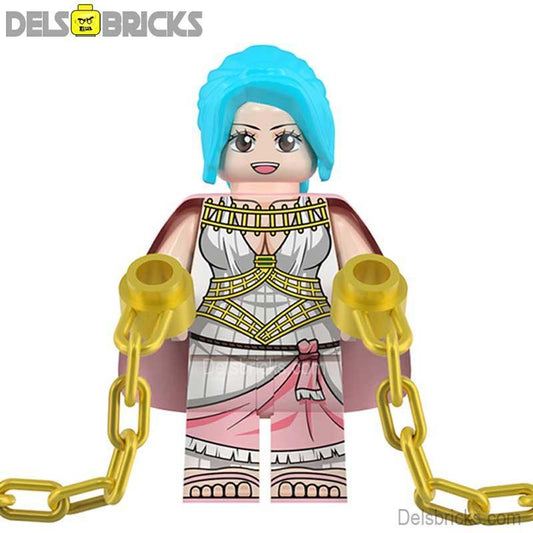 One Piece Lego Minifigures Nefertari Vivi Custom Collectible - ToylandEU