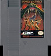 Loose NES Cart - Swords And Serpents - ToylandEU
