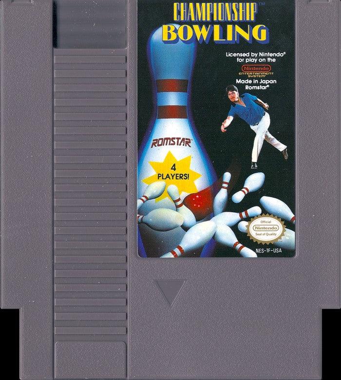 Authentic Championship Bowling NES Cartridge Retro Treasure for Collectors
