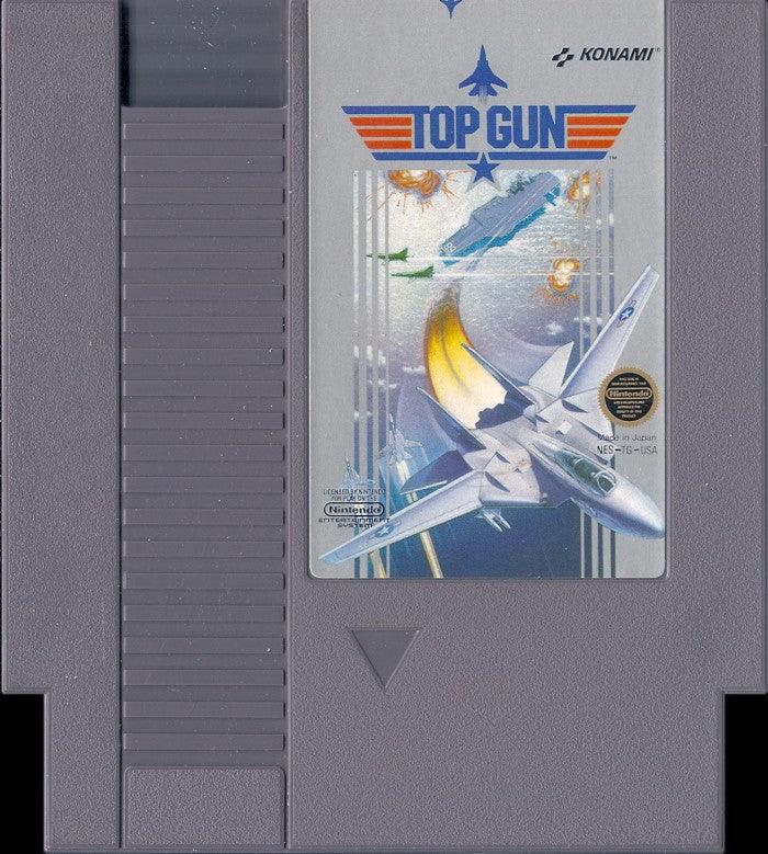 Authentic Loose NES Cartridge Top Gun Retro Classic