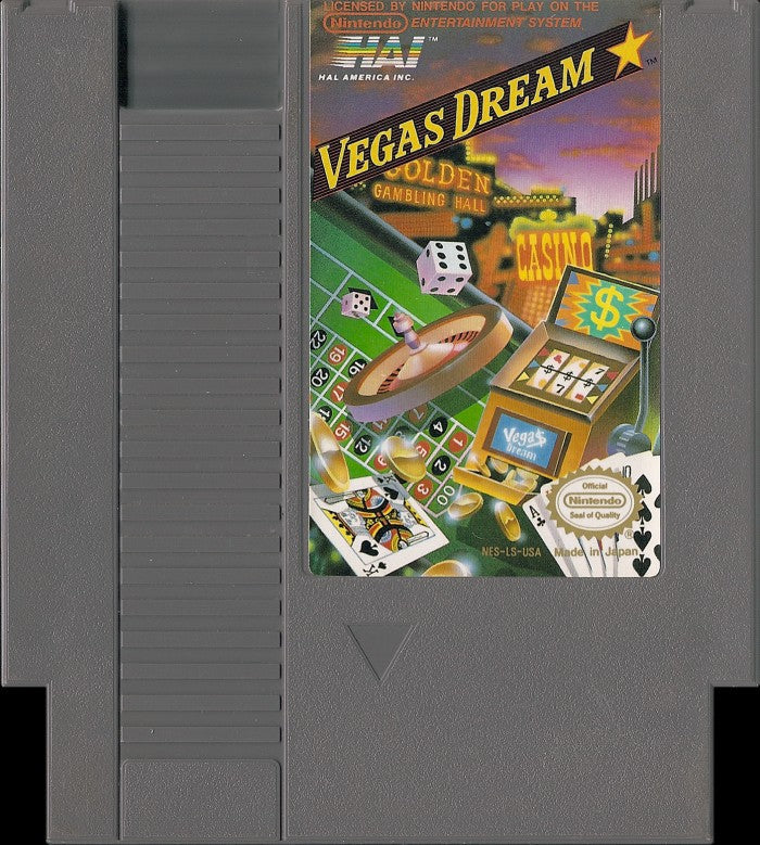 Budget Friendly Loose NES Cartridge Vegas Dream Retro Game
