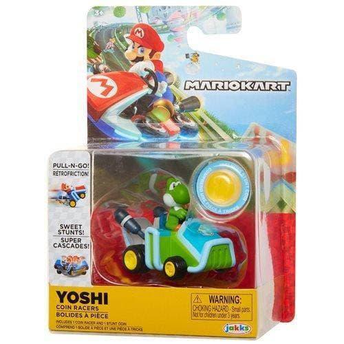 Mario Coin Racers Yoshi Die Cast Kart Wheelies 360s - ToylandEU
